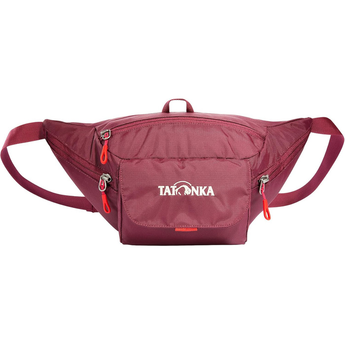 Поясна сумка Tatonka Funny Bag M, міцна з великим відділенням на блискавці, двома боковими та однією фронтальною кишенею, колір Dahlia