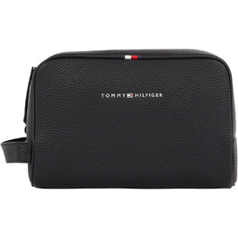 Чоловіча косметичка Tommy Hilfiger Essential з екошкіри, чорна, дорожня, преміум-якість