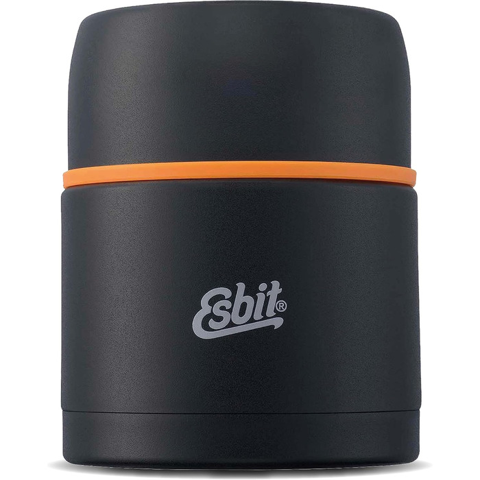 Термос для їжі Esbit Classic 500 мл, чорний, з нержавіючої сталі – контейнер для зберігання гарячих і холодних страв