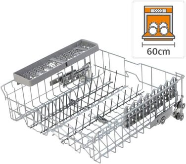 Кошик для верхнього рівня DREHFLEX KORB35-00770441 для посудомийних машин Bosch, Siemens, Neff, сумісний з 00688641, 00688619, 00685076, 00680270, 00662006, 00212900