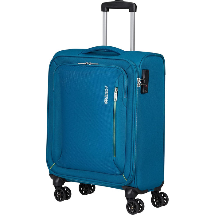 Валіза American Tourister Hyperspeed 80 см, розширювана, 109/116 л, бірюзова, з 4 колесами-спінер