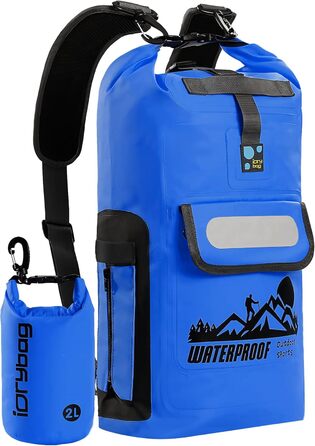Водонепроникний рюкзак IDRYBAG Dry Bag 20/30/40 л для каякінгу, плаваючий гермомішок для водних видів спорту