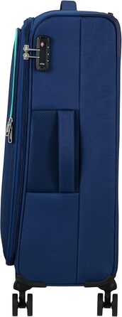 Валіза American Tourister Sea Seeker Spinner XL 80 см 92,5 л синя (Combat Navy), дорожня валіза на колесах