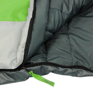 Дитячий спальний мішок Fridani PG 180x90 см XXL, зелений, теплий, водовідштовхувальний, праний, до -12°C