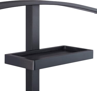 Вішак для одягу Relaxdays Stummer Diener з плечиками і штангою, чорний, 112x52,5x20 см