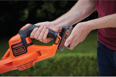 Акумуляторний повітродув Black+Decker GWC1820PCB 18В, швидкість до 209 км/год, для листя і сміття, без акумулятора та зарядки
