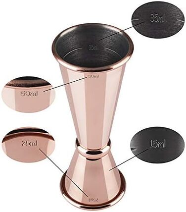 Набір для коктейлів Moscow Mule: 2 кухлі 500 мл, мірний стакан 5cl, барна ложка 27 см, чорна преса для лайму, харчова мідь, подарункова коробка
