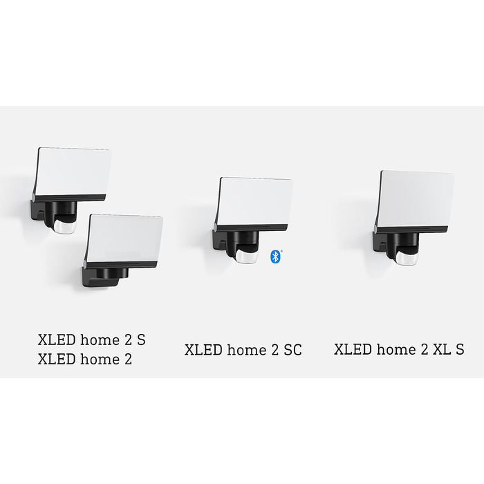 Світлодіодний прожектор Steinel XLED Home 2 S білий, з датчиком руху, 13,7 Вт, 180°, 10 м, 1550 лм, регульований