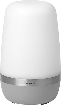 Світлодіодна акумуляторна лампа Blomus SPIRIT для вулиці, настільна, USB-зарядка, розмір S, платиново-сіра
