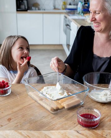 Набір скляних форм Pyrex Cook & Freeze з герметичними кришками (0,8 л, 1,5 л, 2,6 л, 4 л), для заморожування, без BPA