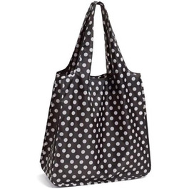 Жіноча багаторазова сумка для покупок Kate Spade New York з написом Get Carried Away, чорні точки