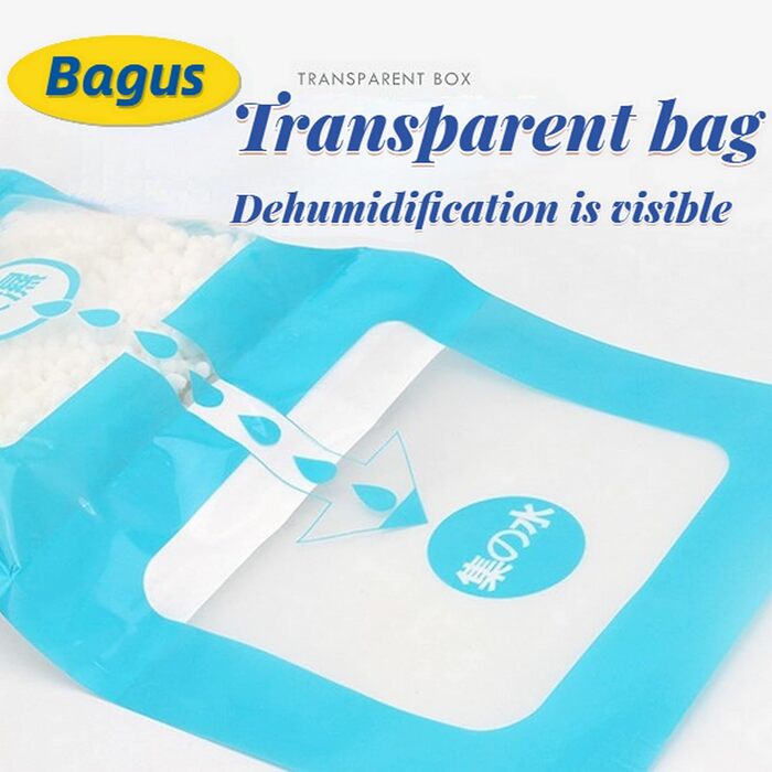 Bagus абсорбуючі вологу підвісні пакети 8 шт (221 г), свіжа ароматизація для контролю вологості в шафі, гардеробі, закритих приміщеннях