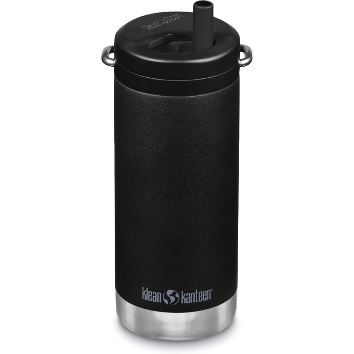 Термокружка Klean Kanteen TKWide 340 мл з кришкою, чорна