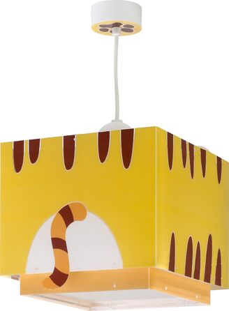 Дитяча підвісна лампа Little Tiger, жовта, E27