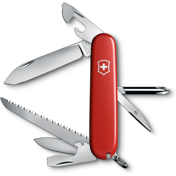 Швейцарський ніж Victorinox Hiker, багатофункціональний мультитул, 13 функцій, лезо, відкривачка, викрутка