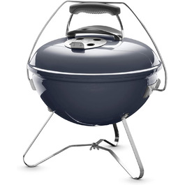 Вугільний гриль Weber Smokey Joe Premium, 37 см, портативний, емальований, Slate Blue
