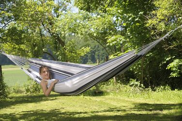 Гамак AMAZONAS Salsa L, EllTex, бавовна та поліестер, 210x140 см, до 150 кг, синій