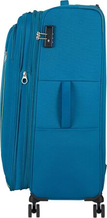 Валіза American Tourister Hyperspeed Spinner L розширювана, 80 см, 109/116 л, бірюзова (Deep Teal), поліпропілен