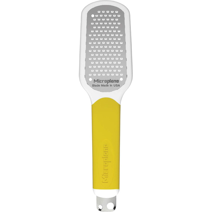 Терка-цедра Microplane Multi для цитрусових, нержавіюча сталь, жовта, для лимона, апельсина та інших фруктів