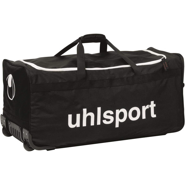 Універсальна спортивна сумка-трансформер Uhlsport Basic Line 110 л з коліщатками, чорна, для подорожей і тренувань