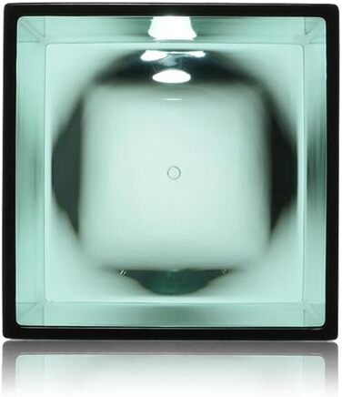 Підставка для зубних щіток Kartell Boxy, пластик, прозора, 7x7x12 см, бірюзова