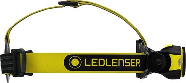 Налобний ліхтар Ledlenser iH11R 600 Лм з кріпленням на шолом і чохлом, акумуляторний, USB-зарядка, легкий, для роботи в рукавицях