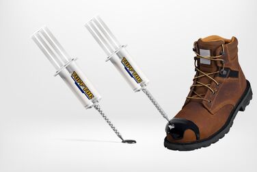 Tuff Toe поліуретановий захист для носка взуття, 2 шт, чорний
