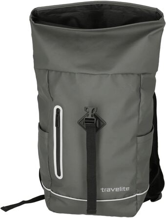 Водонепроникний рюкзак Travelite Rolltop для велосипеда та відпочинку, з відбивачами, 19 л, 48 см