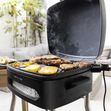 Електричний гриль Cecotec PerfectCountry BBQ, настільний, 2400 Вт, регульована температура, решітка з нержавіючої сталі, 3 рівня висоти, піддон для жиру