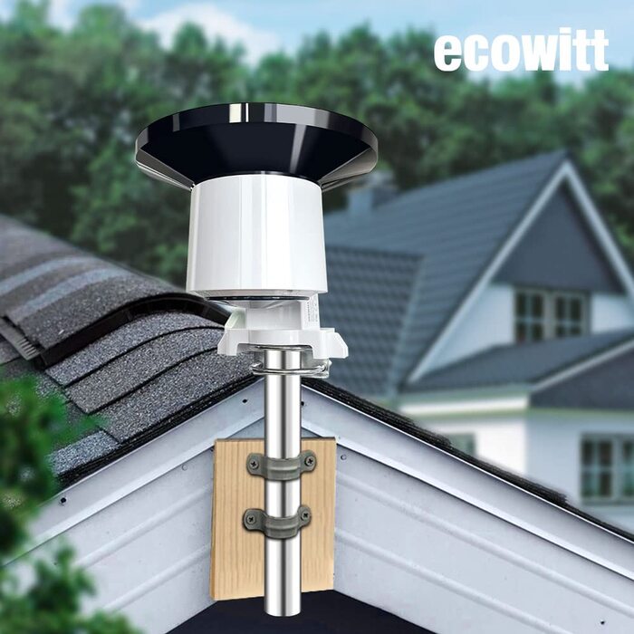 ECOWITT бездротовий датчик дощу WH40 для саду та ферми, автоматичний опадомір, аксесуар до метеостанції