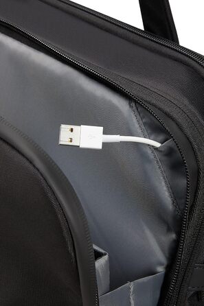 Розширювана сумка для ноутбука Samsonite Litepoint 15,6'' чорна, 40,5 см, 17,5/22 л