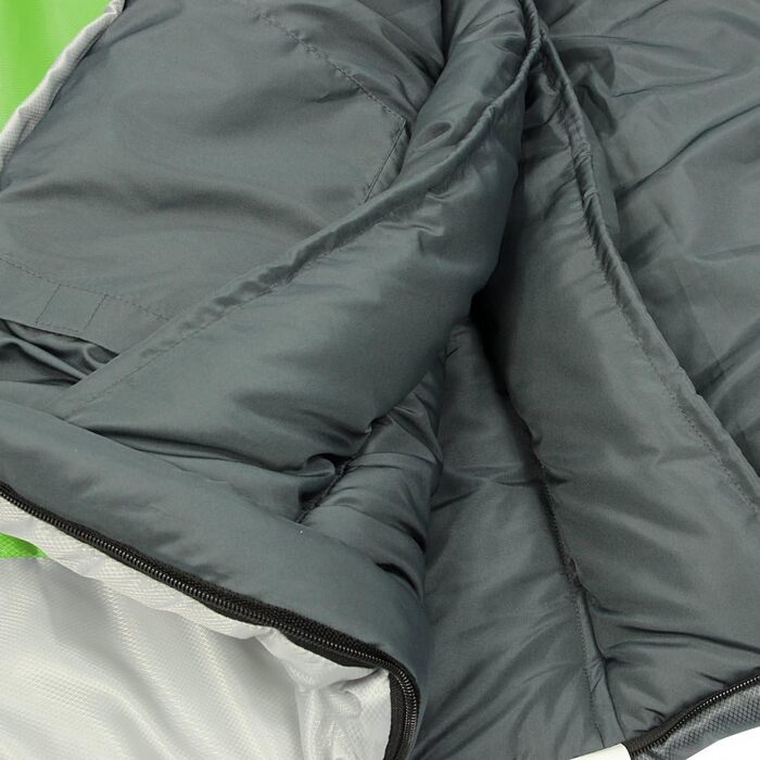 Дитячий спальний мішок Fridani PG 180x90 см XXL, зелений, теплий, водовідштовхувальний, праний, до -12°C
