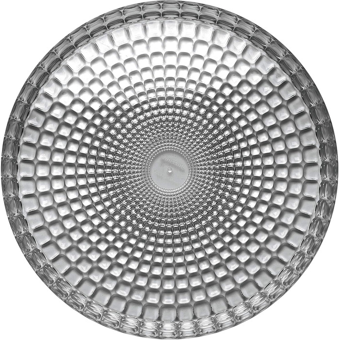 Круглий піднос Guzzini Tiffany, смола, сірий