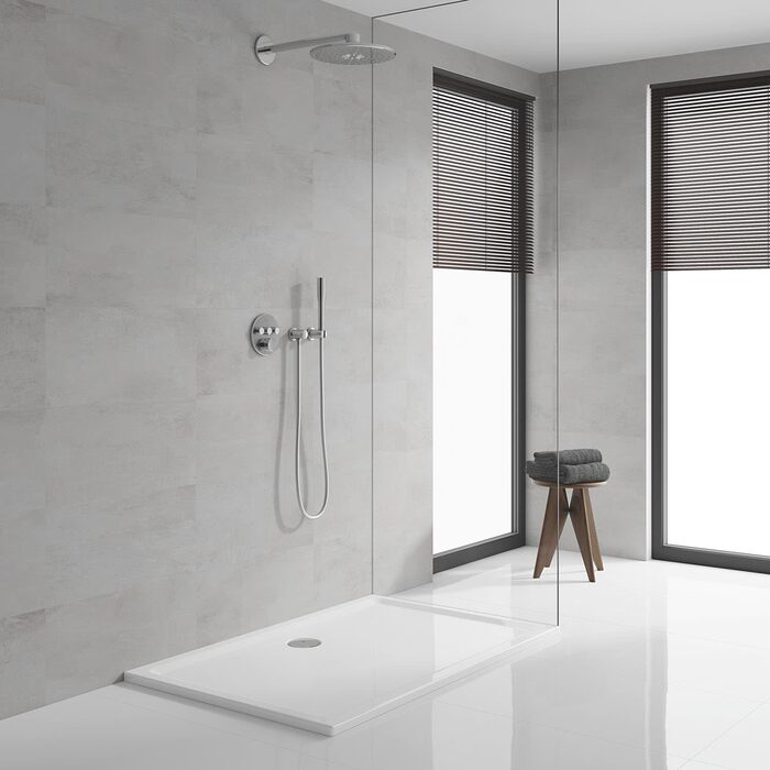 Ручний душ GROHE Vitalio Get, 1 режим, антикальк, для проточних водонагрівачів, подвійні стінки, круглий, сріблястий, 27458000