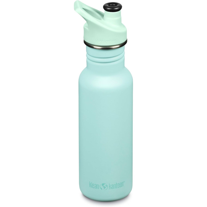 Пляшка для води Klean Kanteen Classic Narrow 532 мл, пастельно-бірюзова, нержавіюча сталь