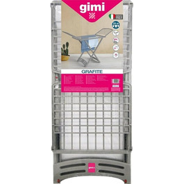 Сушарка для білизни Gimi Grafit, x-ніжки, смола, сіра