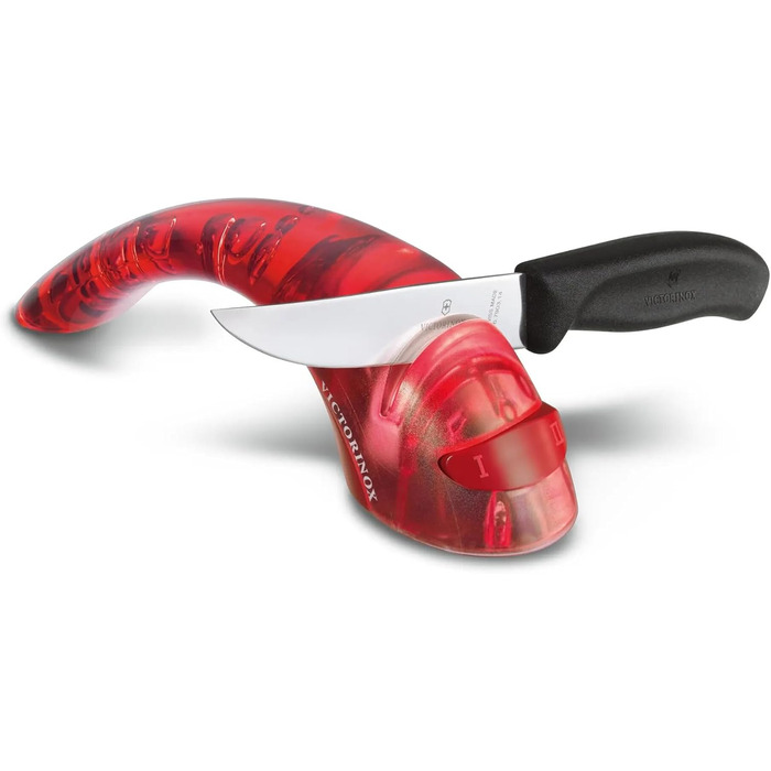 Кухонний точильник Victorinox з керамічними роликами, 2-ступеневий, безпечний, для правші та лівші