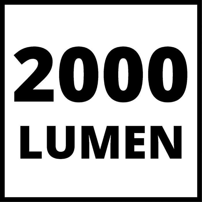 Акумуляторний LED ліхтар Einhell TE-CL 18/2000 LiAC Solo Power X-Change 18В, літій-іонний, поворотна голова, білий, гібридний, без акумулятора та зарядного
