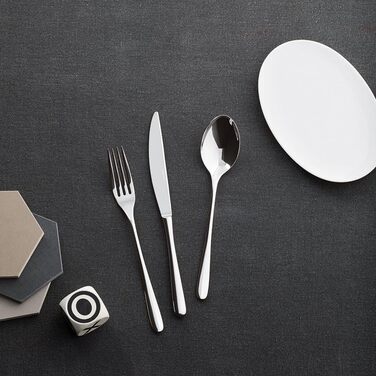 Набір столових приборів Sambonet Taste 18/10 з нержавіючої сталі, 24 предмети для 6 осіб, сірий, можна мити в посудомийній машині