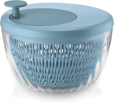 Guzzini Сушарка для салату з кришкою SPIN&STORE, оливкова, 26 см, 4000 мл, Kitchen Active Design