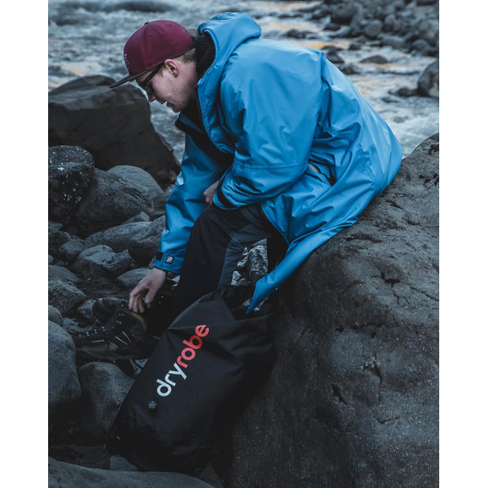 Dryrobe компресійна сумка для подорожей 33 л, водонепроникна спортивна сумка для плавання, серфінгу, OCR, чорна