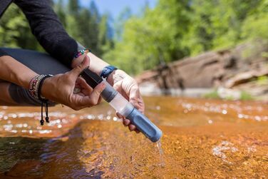 Фільтр для води LifeStraw Peak Solo – персональний соломинковий фільтр для подорожей, кемпінгу, туризму та виживання, видаляє бактерії, паразитів і мікропластик