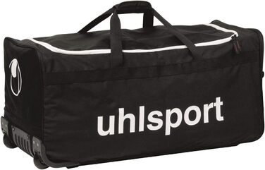 Універсальна спортивна сумка-трансформер Uhlsport Basic Line 110 л з коліщатками, чорна, для подорожей і тренувань