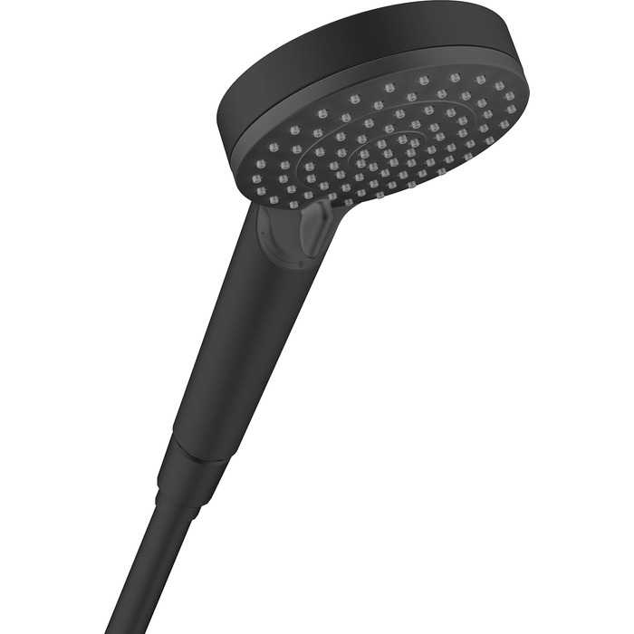 Ручний душ hansgrohe Vernis Blend, 2 режими, круглий 100 мм, антикальк, матовий чорний