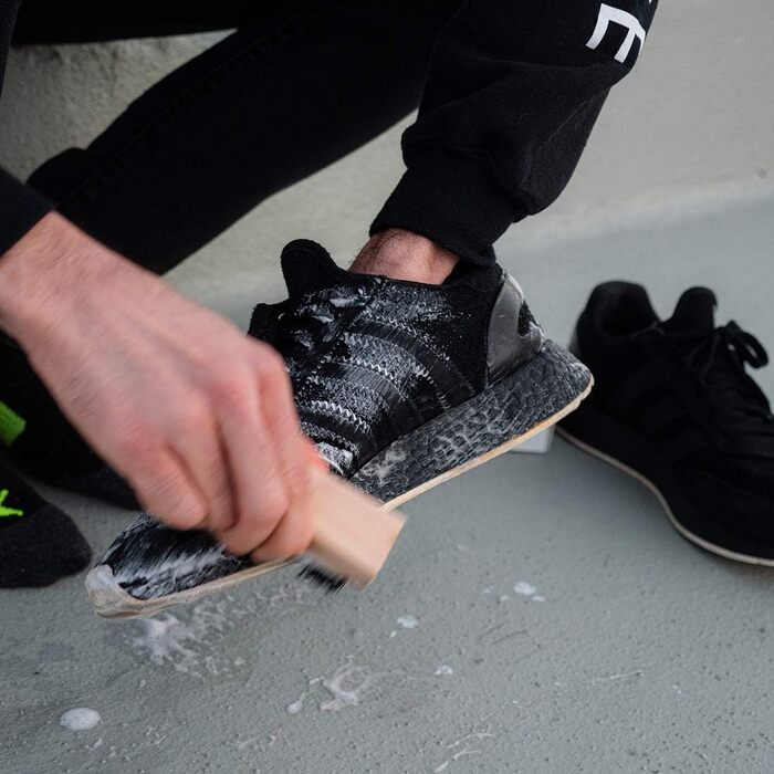 SHOE MGK Набір для чищення кросівок, взуття з замші, сітки, шкіри, білого та текстилю – універсальний комплект для догляду за взуттям