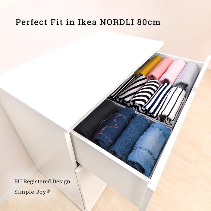 Оригінальний органайзер для комода IKEA NORDLI, 5 шт, міцне дно, система для організації шухляд: для пелюшок, дитячого одягу, шкарпеток, білизни