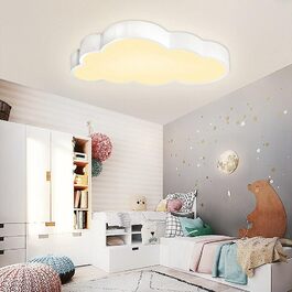 Світильник стельовий LED HENGMEI 48W, диміруємий, ультратонкий, з пультом, креативна хмаринка для дитячої кімнати, для хлопчиків і дівчаток