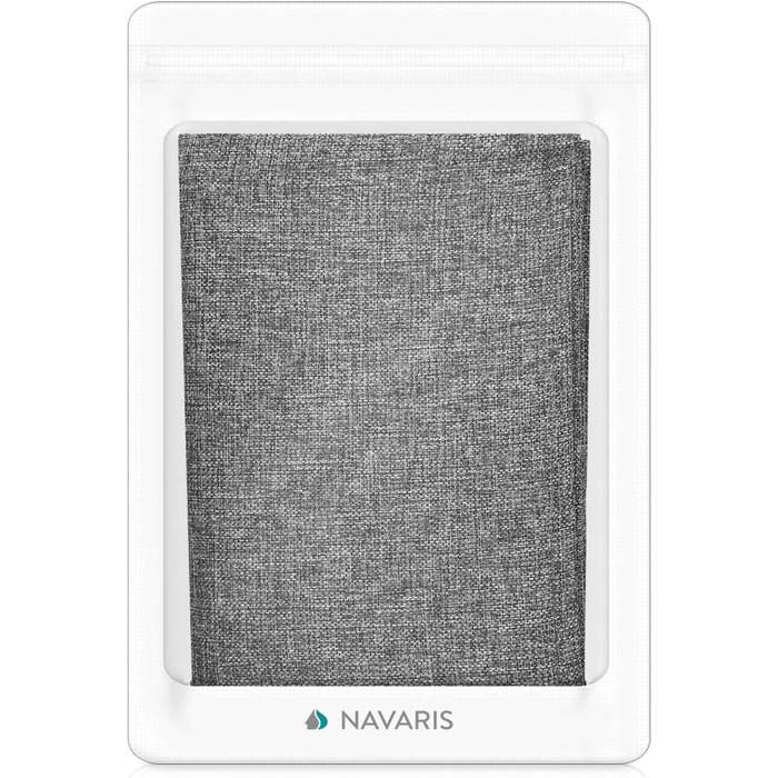 Navaris килимок-дряпка для котів із сизалю 128x45 см, захист для дивану з 2 кишенями, світло-сірий-білий, підходить для собак