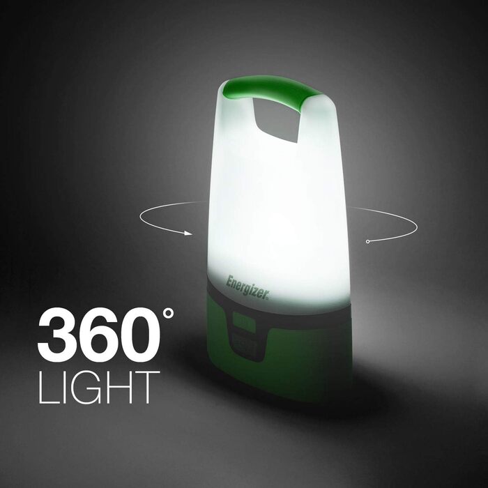 Світлодіодний ліхтар-лампа Energizer Vision Recharge для кемпінгу, туризму, надзвичайних ситуацій, зелений