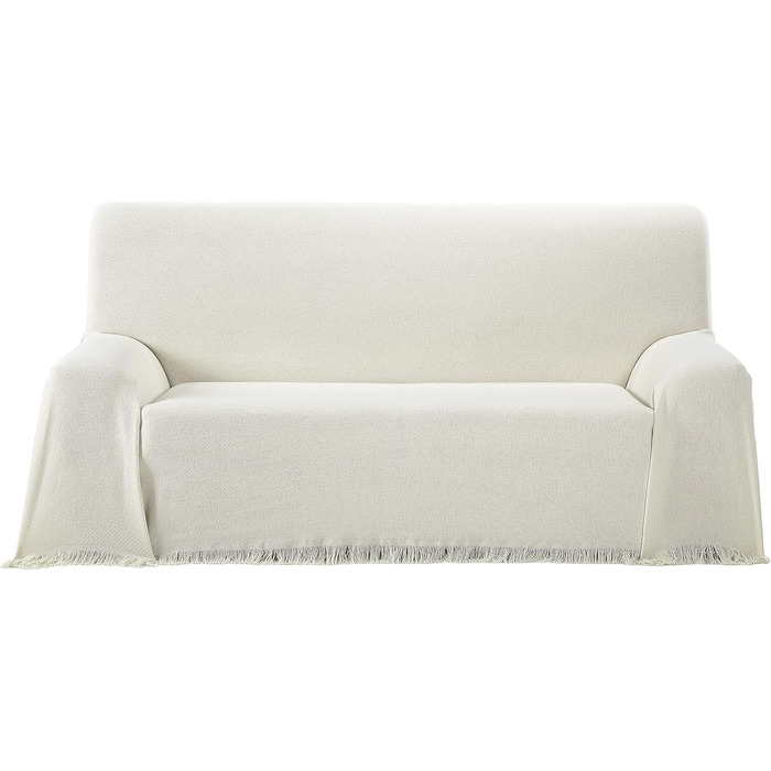Універсальний плед Martina Home Spiga, 80% бавовна, 20% поліестер, натуральний, 260x300 см